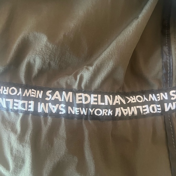 Sam Edelman rain jacket. Olive green. - Picture 4 of 7